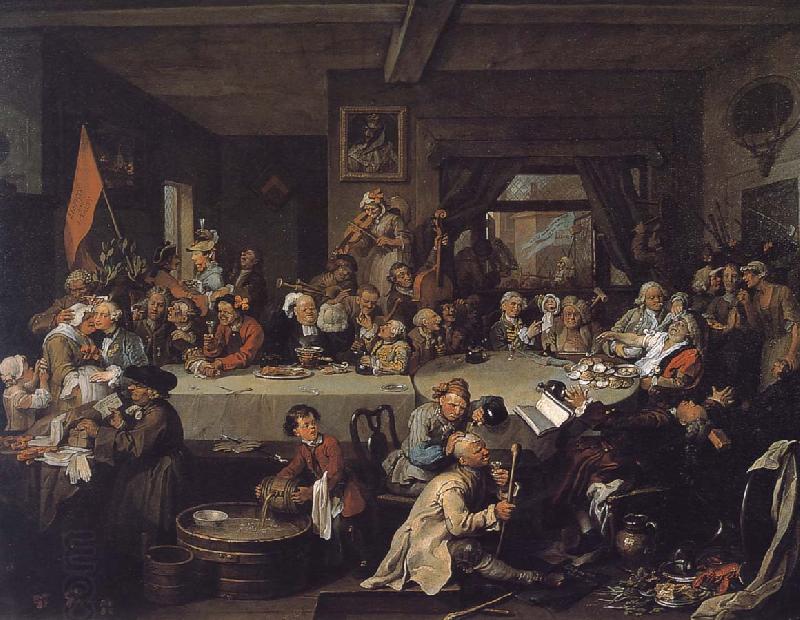 William Hogarth Election Series China oil painting art